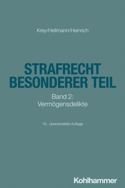 Manfred Heinrich, Uwe Hellmann - Strafrecht Besonderer Teil, E-bok