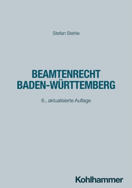 Stefan Stehle - Beamtenrecht Baden-Wurttemberg, E-bok