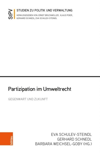 Barbara Weichsel-Goby, Gerhard Schnedl, Eva Schulev-Steindl - Partizipation im Umweltrecht, E-bok