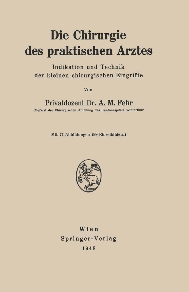 Die Chirurgie des praktischen Arztes