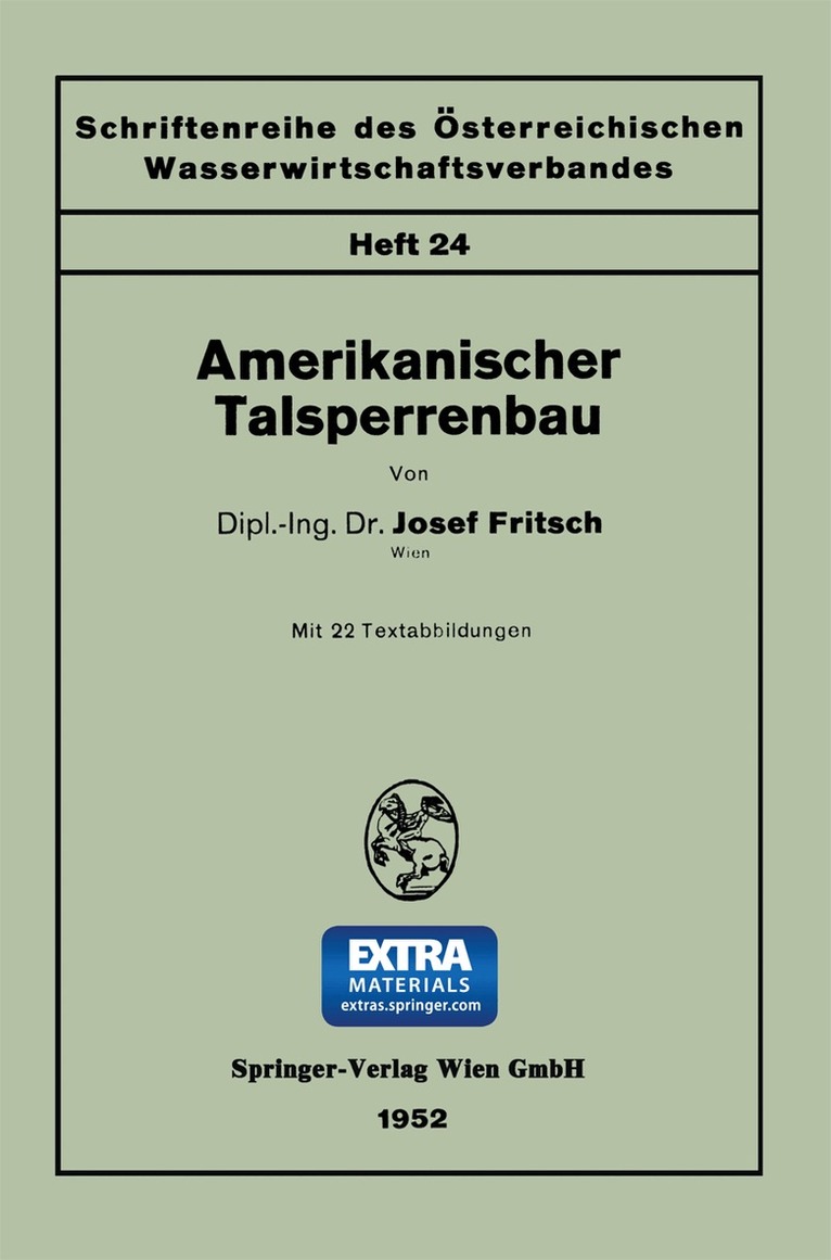 Josef Fritsch - Amerikanischer Talsperrenbau, Häftad. Tillgänglighet: Lägg i varukorg