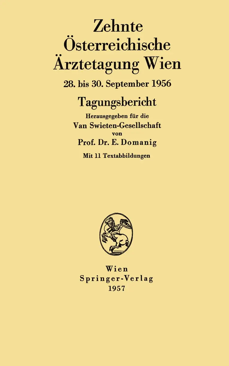 Erwin Domanig - Zehnte Österreichische Ärztetagung Wien, Häftad. Tillgänglighet: Lägg i varukorg