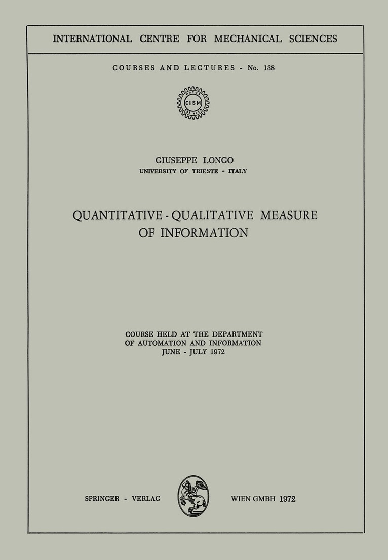 Quantitative-Qualitative Measure of Information