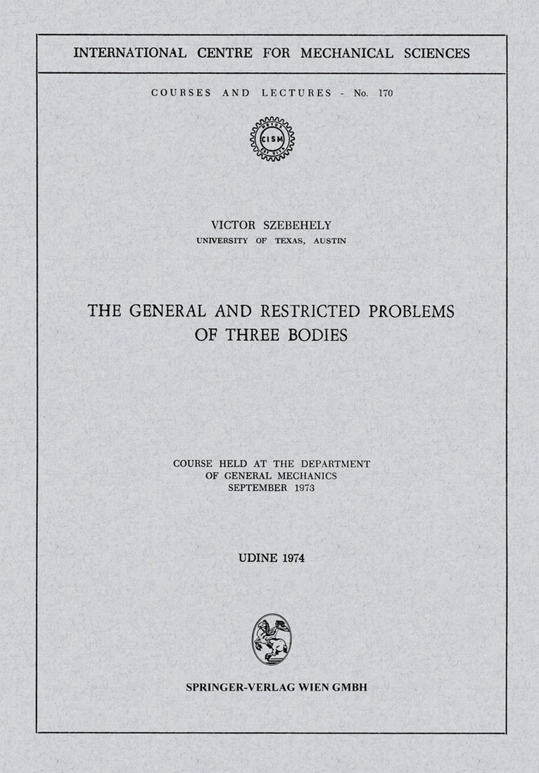 General and Restricted Problems of Three Bodies