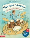 Max spielt Schlagzeug