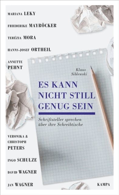 Klaus Siblewski - Es kann nicht still genug sein, E-bok