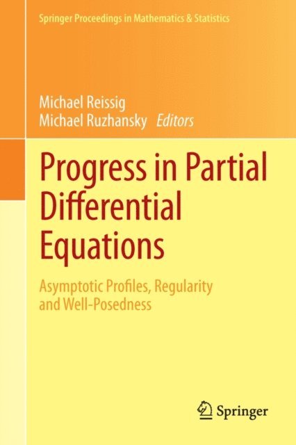 Michael Ruzhansky, Michael Reissig - Progress in Partial Differential Equations, E-bok