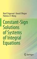Constant-Sign Solutions of Systems of Integral Equations