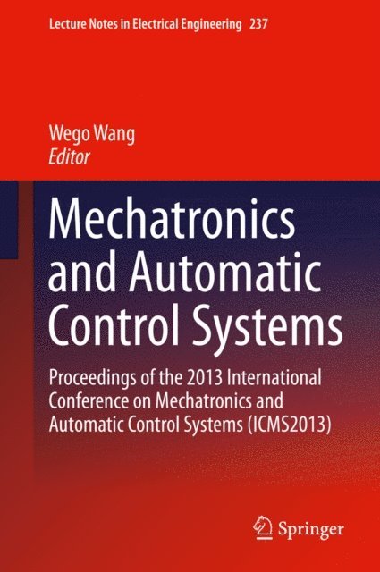 Wego Wang - Mechatronics and Automatic Control Systems, E-bok. Tillgänglighet: Lägg i varukorg