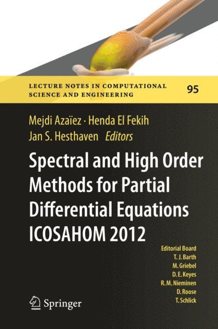 Jan S. Hesthaven, Henda El Fekih, Mejdi Azaiez - Spectral and High Order Methods for Partial Differential Equations - ICOSAHOM 2012, E-bok