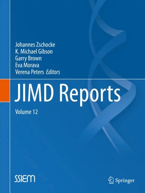 Verena Peters, Eva Morava, Garry Brown, K Michael Gibson, Johannes Zschocke - JIMD Reports - Volume 12, E-bok