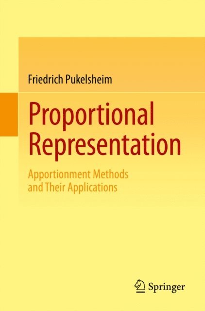 Friedrich Pukelsheim - Proportional Representation, E-bok