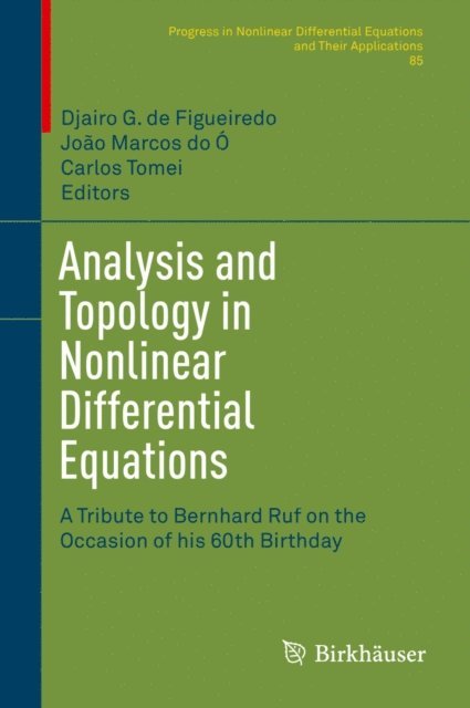 Carlos Tomei, Joao Marcos do O, Djairo G de Figueiredo - Analysis and Topology in Nonlinear Differential Equations, E-bok