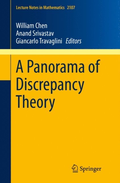 Giancarlo Travaglini, Anand Srivastav, William Chen - Panorama of Discrepancy Theory, E-bok