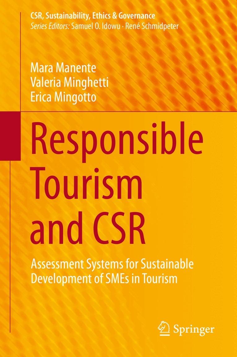 Mara Manente, Valeria Minghetti, Erica Mingotto - Responsible Tourism and CSR, Inbunden