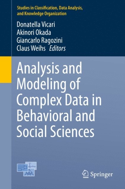 Claus Weihs, Giancarlo Ragozini, Akinori Okada, Donatella Vicari - Analysis and Modeling of Complex Data in Behavioral and Social Sciences, E-bok