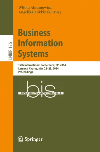 Angelika Kokkinaki, Witold Abramowicz - Business Information Systems, E-bok