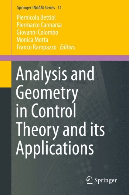 Franco Rampazzo, Monica Motta, Giovanni Colombo, Piermarco Cannarsa, Piernicola Bettiol - Analysis and Geometry in Control Theory and its Applications, E-bok