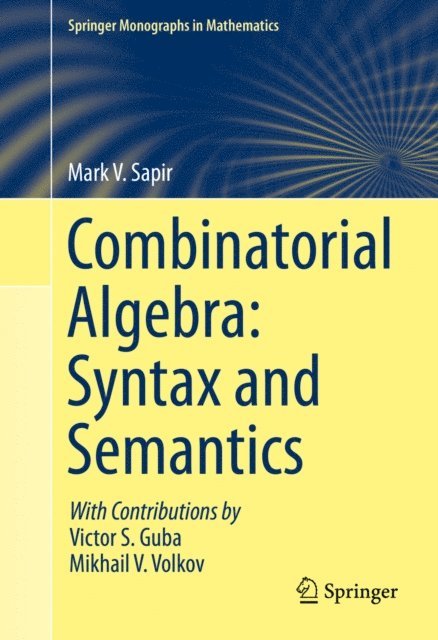 Mark V. Sapir - Combinatorial Algebra: Syntax and Semantics, E-bok