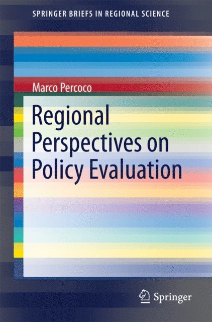 Marco Percoco - Regional Perspectives on Policy Evaluation, E-bok