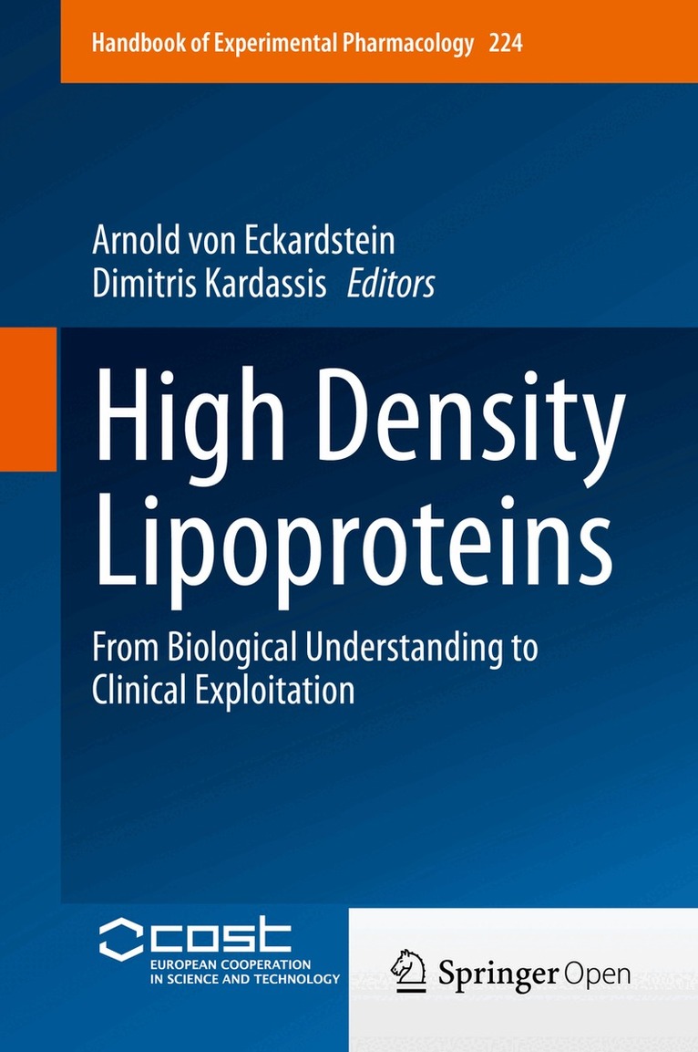 Arnold von Eckardstein, Dimitris Kardassis - High Density Lipoproteins, Inbunden