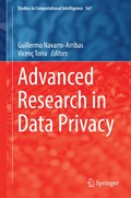 Advanced Research in Data Privacy