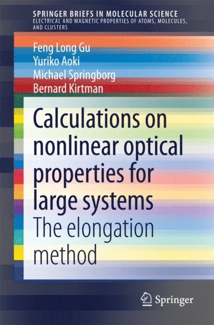 Bernard Kirtman, Michael Springborg, Yuriko Aoki, Feng Long Gu - Calculations on nonlinear optical properties for large systems, E-bok