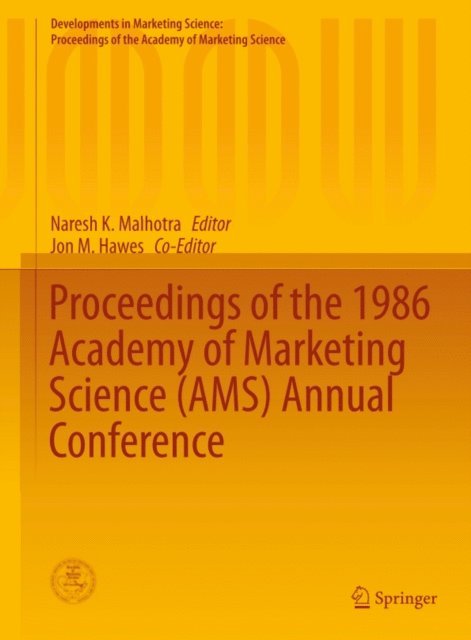 Naresh K. Malhotra - Proceedings of the 1986 Academy of Marketing Science (AMS) Annual Conference, E-bok