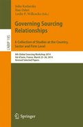 Governing Sourcing Relationships. A Collection of Studies at the Country, Sector and Firm Level