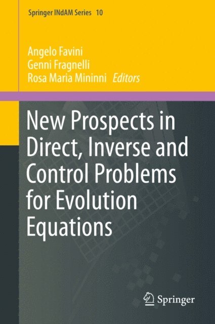 Rosa Maria Mininni, Genni Fragnelli, Angelo Favini - New Prospects in Direct, Inverse and Control Problems for Evolution Equations, E-bok