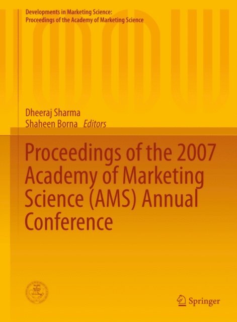 Shaheen Borna, Dheeraj Sharma - Proceedings of the 2007 Academy of Marketing Science (AMS) Annual Conference, E-bok. Tillgänglighet: Lägg i varukorg