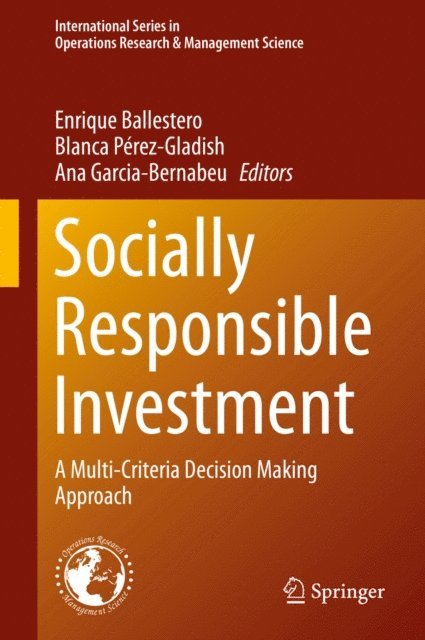 Ana Garcia-Bernabeu, Blanca Perez-Gladish, Enrique Ballestero - Socially Responsible Investment, E-bok