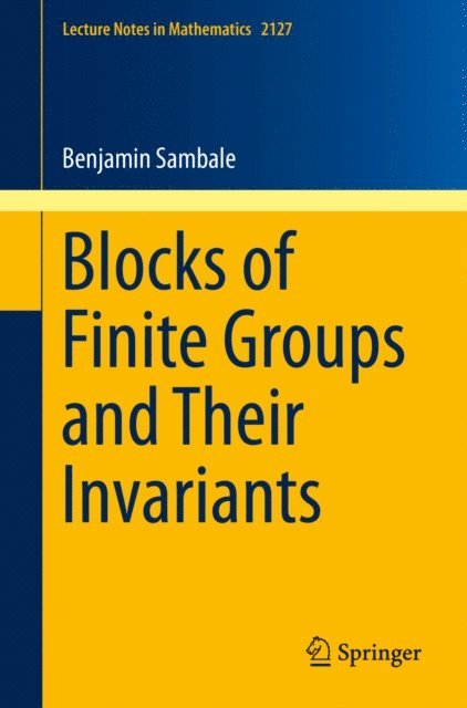 Benjamin Sambale - Blocks of Finite Groups and Their Invariants, E-bok