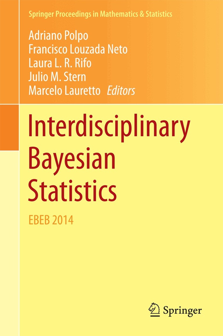 Adriano Polpo, Francisco Louzada, Laura L. R. Rifo, Julio M. Stern, Marcelo Lauretto - Interdisciplinary Bayesian Statistics, Inbunden. Tillgänglighet: Lägg i varukorg