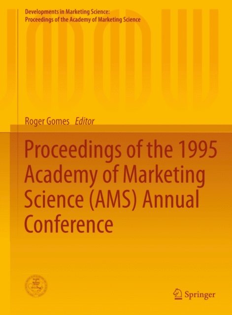 Roger Gomes - Proceedings of the 1995 Academy of Marketing Science (AMS) Annual Conference, E-bok
