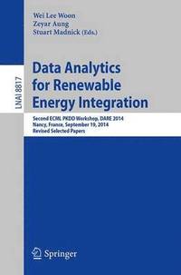 Data Analytics for Renewable Energy Integration