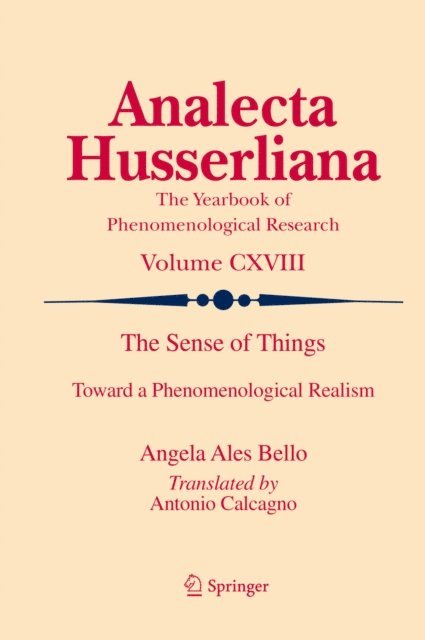 Angela Ales Bello - Sense of Things, E-bok