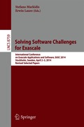 Solving Software Challenges for Exascale