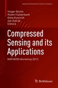 Compressed Sensing and its Applications