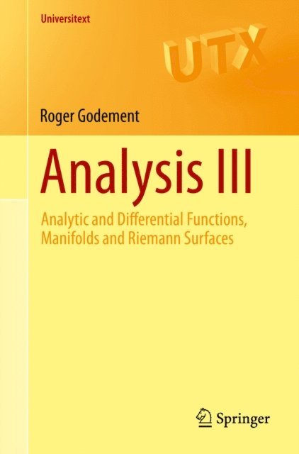 Roger Godement - Analysis III, E-bok