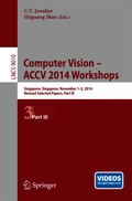 Computer Vision - ACCV 2014 Workshops