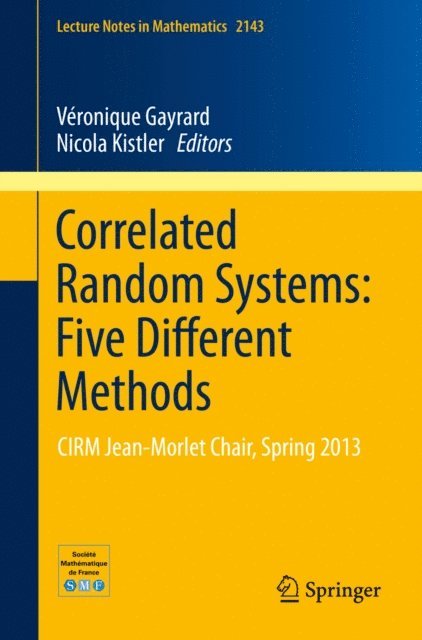 Nicola Kistler, Veronique Gayrard - Correlated Random Systems: Five Different Methods, E-bok