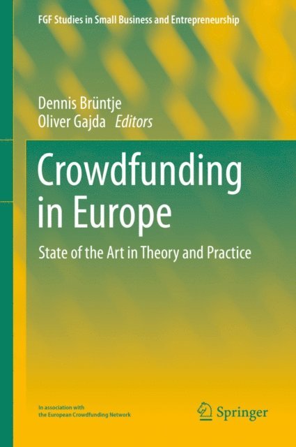 Oliver Gajda, Dennis Bruntje - Crowdfunding in Europe, E-bok