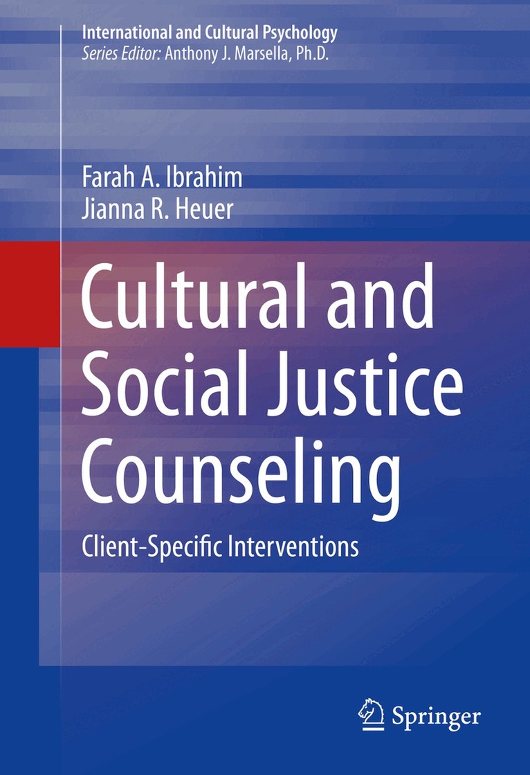 Cultural and Social Justice Counseling