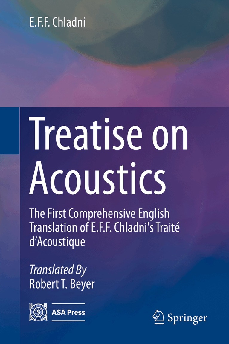 E.F.F. Chladni - Treatise on Acoustics, Inbunden