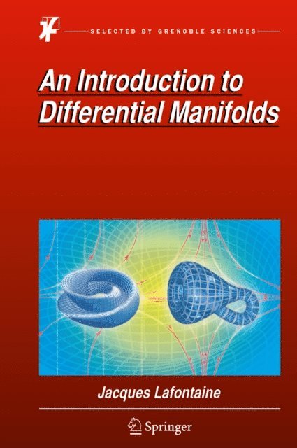 Jacques Lafontaine - Introduction to Differential Manifolds, E-bok