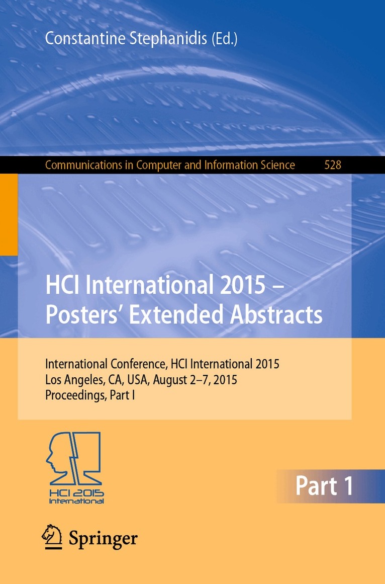Constantine Stephanidis - HCI International 2015 - Posters’ Extended Abstracts, Häftad