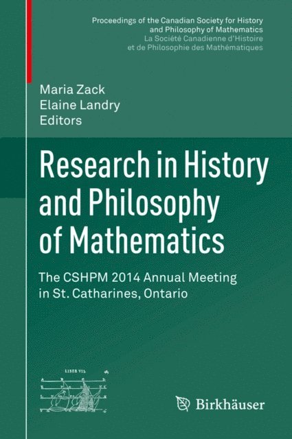 Elaine Landry, Maria Zack - Research in History and Philosophy of Mathematics, E-bok