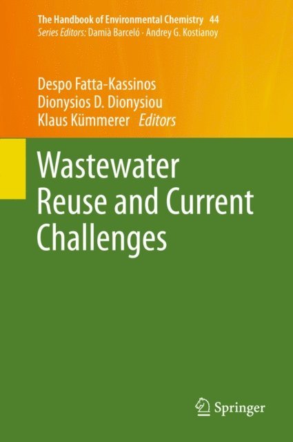 Klaus Kummerer, Dionysios D. Dionysiou, Despo Fatta-Kassinos - Wastewater Reuse and Current Challenges, E-bok