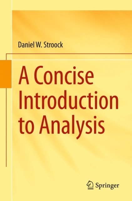Daniel W. Stroock - Concise Introduction to Analysis, E-bok